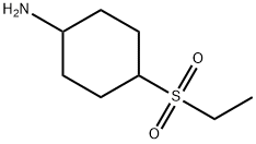 4-(ethanesulfonyl)cyclohexan-1-amine Struktur