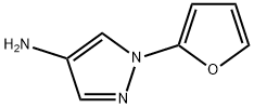 4-Amino-1-(2-furyl)pyrazole Struktur