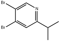 3,4-Dibromo-6-(iso-propyl)pyridine Struktur