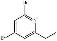 2,4-Dibromo-6-ethylpyridine Struktur