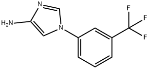 4-Amino-1-(3-trifluoromethylphenyl)imidazole Struktur