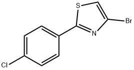 4-Bromo-2-(4-chlorophenyl)thiazole Struktur