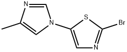 2-Bromo-5-(4-methylimidazol-1-yl)thiazole Struktur