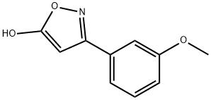 3-(3-methoxyphenyl)-1,2-oxazol-5-ol Struktur