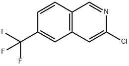 3-chloro-6-(trifluoromethyl)isoquinoline Struktur