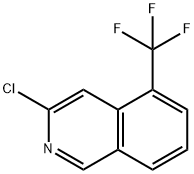 3-chloro-5-(trifluoromethyl)isoquinoline Struktur