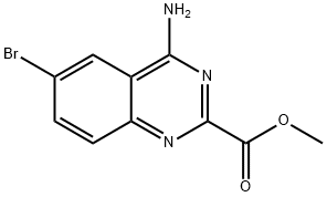 methyl 4-amino-6-bromoquinazoline-2-carboxylate Struktur