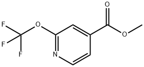 ETHYL 2-(TRIFLUOROMETHOXY)PYRIDINE-4-CARBOXYLATE Struktur