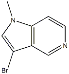 3-bromo-1-methyl-1H-pyrrolo[3,2-c]pyridine Struktur