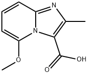 5-methoxy-2-methylimidazo[1,2-a]pyridine-3-carboxylic acid Struktur