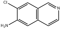 7-chloroisoquinolin-6-amine Struktur