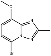 5-bromo-8-methoxy-2-methyl-[1,2,4]triazolo[1,5-a]pyridine Struktur