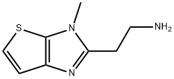 2-{3-methyl-3H-thieno[2,3-d]imidazol-2-yl}ethan-1-amine Struktur