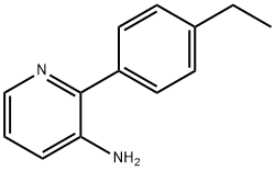 3-AMINO-2-(4-ETHYLPHENYL)PYRIDINE Struktur