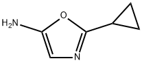 2-cyclopropyloxazol-5-amine Struktur