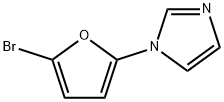 2-Bromo-5-(imidazol-1-yl)furan Struktur