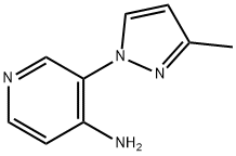 4-AMINO-3-(3-METHYL-1H-PYRAZOL-1-YL)PYRIDINE Struktur