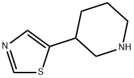 5-(piperidin-3-yl)thiazole Struktur