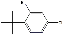 2-bromo-1-(tert-butyl)-4-chlorobenzene Struktur