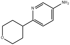 3-AMINO-6-(TETRAHYDROPYRAN-4-YL)PYRIDINE Struktur