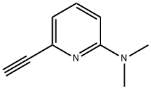 2-Pyridinamine, 6-ethynyl-N,N-dimethyl- Struktur