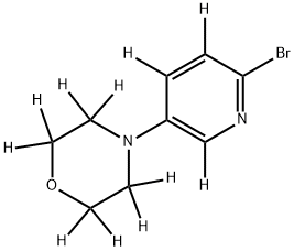 2-Bromo-5-morpholinopyridine-d11 Struktur