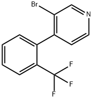 3-Bromo-4-(2-trifluoromethylphenyl)pyridine Struktur