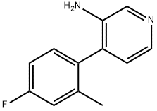 3-AMINO-4-(4-FLUORO-2-METHYLPHENYL)PYRIDINE Struktur