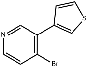 4-Bromo-3-(3-thienyl)pyridine Struktur