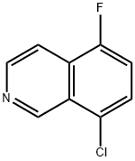 8-chloro-5-fluoroisoquinoline Struktur