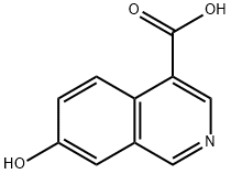 7-hydroxyisoquinoline-4-carboxylic acid Struktur