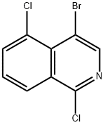 4-bromo-1,5-dichloroisoquinoline Struktur