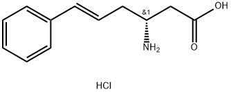 (3R,5E)-3-amino-6-phenylhex-5-enoic acid hydrochloride Struktur