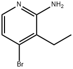 2-Amino-4-bromo-3-ethylpyridine Struktur