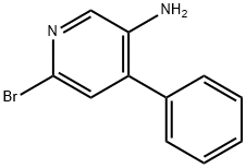 2-Bromo-5-amino-4-phenylpyridine Struktur