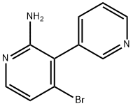 2-Amino-4-bromo-3-(3-pyridyl)pyridine Struktur