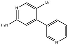 5-Bromo-2-amino-4-(3-pyridyl)pyridine Struktur