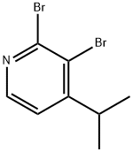 2,3-Dibromo-4-(iso-propyl)pyridine Struktur