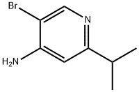 5-BROMO-2-(PROPAN-2-YL)PYRIDIN-4-AMINE Struktur