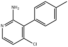 2-Amino-4-chloro-3-(4-tolyl)pyridine Struktur