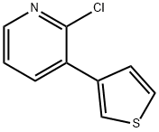 2-Chloro-3-(3-thienyl)pyridine Struktur