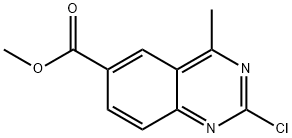 methyl 2-chloro-4-methylquinazoline-6-carboxylate Struktur