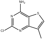 2-chloro-7-methylthieno[3,2-d]pyrimidin-4-amine Struktur