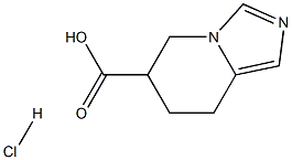 5H,6H,7H,8H-imidazo[1,5-a]pyridine-6-carboxylic acid hydrochloride Struktur