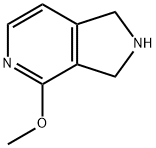 4-methoxy-2,3-dihydro-1H-pyrrolo[3,4-c]pyridine Struktur