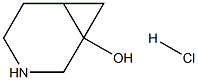 3-azabicyclo[4.1.0]heptan-1-ol hydrochloride Struktur