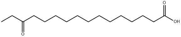 14-Oxohexadecanoic acid Struktur