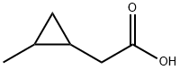 2-(2-methylcyclopropyl)acetic acid Struktur