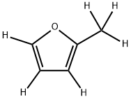 2-Methylfuran-d6 (stabilized with BHT) Struktur