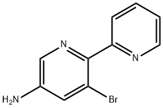 3-Amino-5-bromo-6-(2-pyridyl)pyridine Struktur